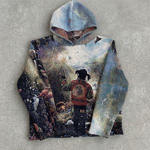 Sweat à capuche personnalisé avec logo, 450 g/m², coupe oversize, streetwear, unisexe, vente en gros, OEM - Product Image 1