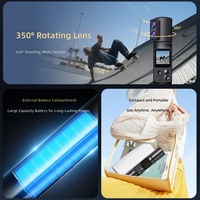 Sınır Ötesi 6K El Tipi Kamera Aksiyon Kamerası 2.0 inç IPS HD Ekran TF Kart Desteği Açık Hava Vlog Çekimi Gimbal Kullanımı M103TR