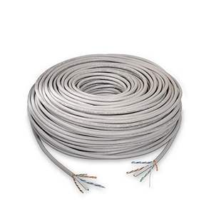 Câble réseau Cat.6 UTP rigide AWG24, 305 m ; idéal pour les connexions de haute vitesse dans les réseaux LAN et la transmission de données. - Product Image 1