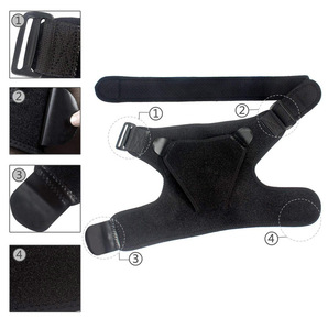 Support d'épaule avec coussin de pression, attelle d'épaule réglable <span class=keywords><strong>pour</strong></span> brassard de rotateur déchiré, <span class=keywords><strong>tendinite</strong></span>, dislocation, joint AC, bursite - Product Image 4