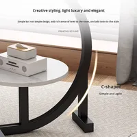 Table console mobile en acier inoxydable, design moderne multifonctionnel pour chambre, salon, entrée, villa, petit mobilier de maison