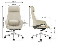 Chaise de conférence sillas de oficina chaise pivotante en cuir de luxe chaise de bureau de direction ergonomique mobilier de bureau chaise de bureau