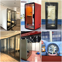 Cabine insonorisée UNIBOOTH certifiée Intertek SGS pour bureau à aire ouverte, appartement, salon moderne