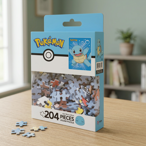 ตัวต่อโปเกมอน 204 ชิ้น ลายสควิร์เทิล ขนาด 250x250 มม. กระดาษแข็งเกาหลี การ์ตูนอนิเมะ ของขวัญเพื่อการศึกษาสำหรับเด็ก ของเล่นเด็ก - Product Image 2