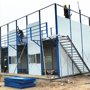 20 ft draagbare tiny house kantoorpand, modern opvouwbaar uitbreidbaar draagbaar K-type container prefab hotelkamer - Product Image 4