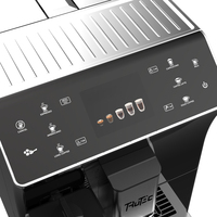 Machine à café de couleur rouge 19 bar Cuppuccino Machine à expresso en mousse de lait chaud Cafetières