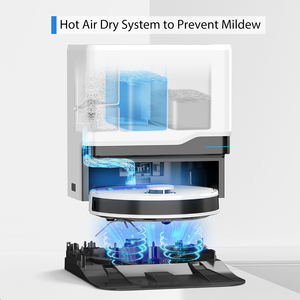 Robot Aspirador Inteligente con Filtro Autovaciable, Función de Limpieza en Seco y Húmedo, Aspiradora Automática para Garaje con Mopa, Enchufe EU/US - Product Image 5