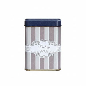 Caja de metal cuadrada elegante de 75x75x102mm con cestas de metal con tapa deslizante de 0,5 l Categoría de producto - Product Image 2