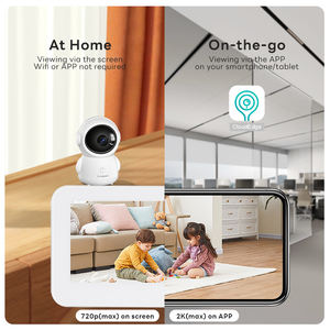 Cámara de Vigilancia para Bebés Y2(AG) PTZ <span class=keywords><strong>con</strong></span> <span class=keywords><strong>Pantalla</strong></span> de 4.3 Pulgadas, WIFI, Seguimiento Automático, Alarma por Aplicación, Audio Bidireccional <span class=keywords><strong>en</strong></span> Vivo, Video de Seguridad para el Hogar IP - Product Image 5