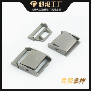 Side Release Buckle Zinc Alloy 25mm Inner Diameter Durable For Bags <b>Webbing</b> Hardware Accessories - Product Image 4