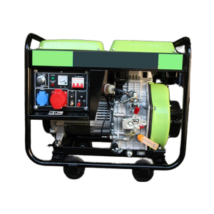 เครื่องกำเนิดไฟฟ้าดีเซลแบบพกพา โครงเปิด 3KW ถึง 10KW 110V/220V สำหรับสำรองไฟบ้าน สตาร์ทด้วยระบบไฟฟ้าและระบบดึงมือ ประสิทธิภาพสูง - Product Image 3