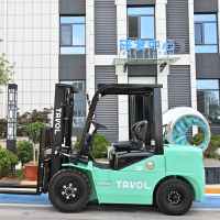 Chariots élévateurs électriques Montacarga 2,5 tonnes 3 tonnes Tricycle de 3 mètres avec CE ISO