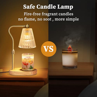 Lampe chauffe-cire non électrique alimentée par USB, taille personnalisée, nouveau cadeau de Noël pour la maison, chambre à coucher, décoration vintage pour la maison, pot parfumé