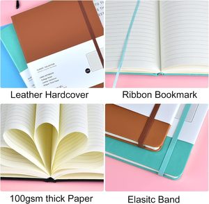 College Rulled Customizable Patterns Academic <b>Diary</b> 2026 2027 Lined PU Hardcover Agenda Planner Journal Budget Notebook - Product Image 3