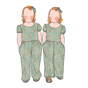 Vente promotionnelle manches bouffantes filles bébé escalade vêtements pantalons amples petite fille grande taille une pièce plaisir ensemble - Product Image 2