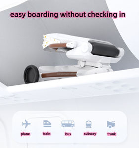 Poussette compacte et légère YEAH BABY YB3809E, pliable facilement, cadre en alliage d'aluminium, 4 roues en EVA, vue haute pour bébé - Product Image 6