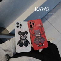 Funda para Teléfono iPhone 14 Pro Max 13, Diseño 3D de Batman Venom, Color Azul, Electrochapada en Rojo, TPU Suave, 2022
