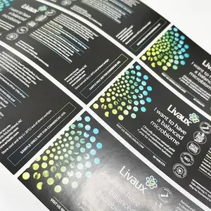 Labels And Stickers Waterproof Adhesive Paper Outdoor Private Label Vinyl Stickers With Customized Printing