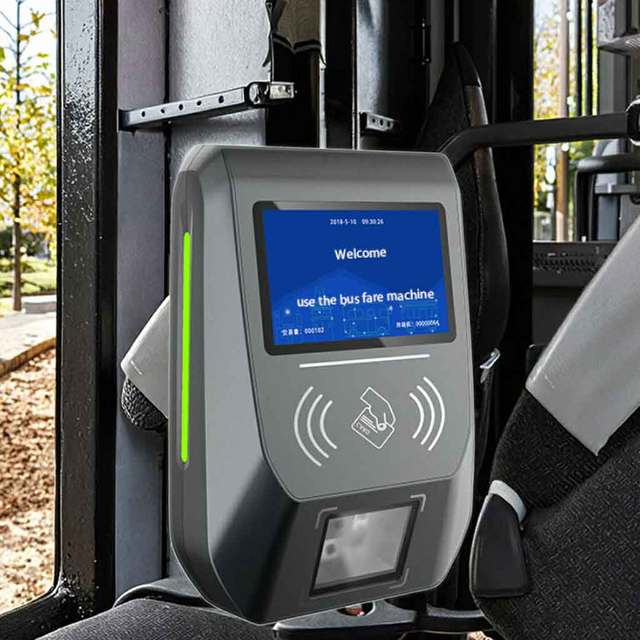 Bus Ticket Validator NFC Terminal 2D Barcode RFID 4G Card Reader Android Bluetooth 5.2 Wi-Fi 6 GPS