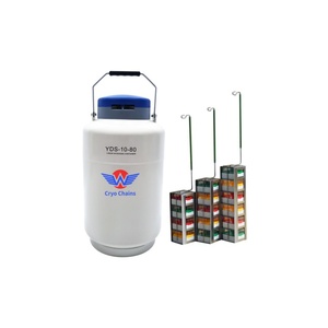 Réservoir de rétention cryogénique N2 de grande capacité YDS-65-216L 65L réservoir d'azote liquide à col large Dewar flacon de stockage de sperme pour le stockage - Product Image 1