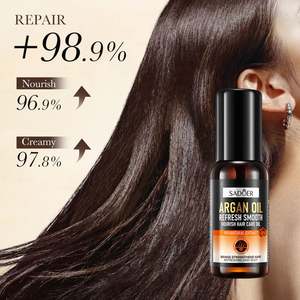 OEM SADOER aceite esencial <span class=keywords><strong>para</strong></span> el cabello Natural anticaspa Marruecos Argan aceite <span class=keywords><strong>para</strong></span> el cabello Champú Acondicionador orgánico cuidado del cabello conjunto - Product Image 4