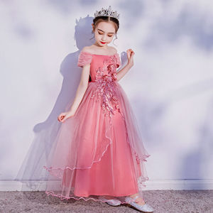 Robes de demoiselle d'honneur élégantes pour filles, dernières tendances occidentales, longues, pour les occasions spéciales, LP-213 - Product Image 6