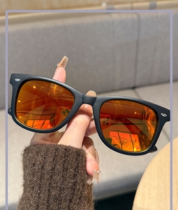 แว่นกันแดดโพลาไรซ์ UV400 รุ่นคลาสสิค แบรนด์ <span class=keywords><strong>Ban</strong></span> <span class=keywords><strong>Ray</strong></span> ทรง <span class=keywords><strong>Retro</strong></span> Rice Nail แว่นตาแฟชั่นสำหรับผู้ชายและผู้หญิง - Product Image 2