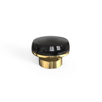 Capuchon de flacon de parfum ABS, diamètre intérieur 17,2 mm, fermeture à sertir, ouverture facile, couvercle cosmétique non rechargeable