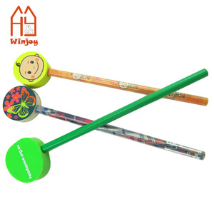 Tùy chỉnh các loại màu HB bút chì với phim hoạt hình hình dạng động vật tẩy Topper vui vẻ đồ dùng học tập cho sinh viên trở lại toschool khuyến mãi - Product Image 2