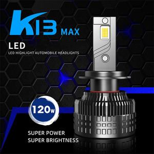 M13max K13MAX 240W Ampoules de phares LED Super Power 12V Aluminium <span class=keywords><strong>H5</strong></span> H4 H7 6500K Source de lumière blanche Usine HB4/OE NO - Product Image 2