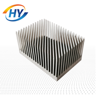 Dissipateur thermique de refroidissement en aluminium de taille personnalisée en gros Dissipateur thermique en aluminium extrudé sur mesure