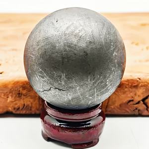 Esfera de Shungita, Piedra Curativa Reiki, Bola de Cuarzo Cristal Natural al por Mayor para Regalo - Product Image 5