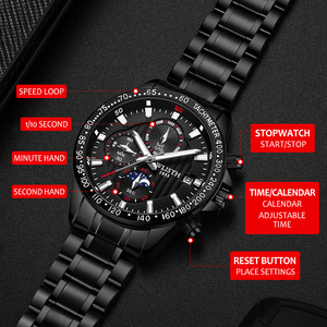 <span class=keywords><strong>Reloj</strong></span> de Pulsera para Hombre, Multifunción, con Tira Luminosa, Colores de Moda, Resistente al Agua, <span class=keywords><strong>Reloj</strong></span> de Cuarzo, Nuevo Modelo 2020 - Product Image 6