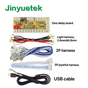 Encoder USB Arcade a Latenza Zero di Alta Qualità <span class=keywords><strong>JY</strong></span> Factory Direct, Controller di Gioco Fai-da-te 5V con Joystick per PC e Raspberry Pi - Product Image 2