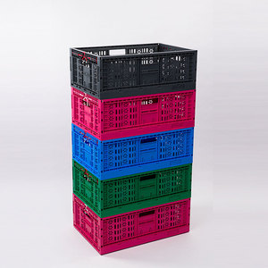 ตะกร้าพลาสติกแบบพับได้กล่อง PP แบบพับเก็บได้แบบพับเก็บได้ - Product Image 5