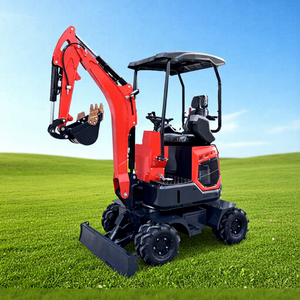 Wielmini-graafmachine 1,5 ton landbouw hydraulische kleine graafmachines machine goedkoop 1,5 ton <span class=keywords><strong>mini</strong></span> wielgraafmachine - Product Image 1