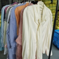 Chemises d'été pour femmes WS03 de haute qualité, lavables, durables, confortables, en polyester/coton mélangé, couleurs variées, vêtements d'occasion