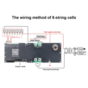 แบตเตอรี่ lifepo4 ลิเธียม bms 48v ระบบจัดการพลังงานแสงอาทิตย์สำหรับรถยนต์ 12v ระบบควบคุมแรงดันไฟฟ้าและระบบระบายความร้อนสำหรับแบตเตอรี่ลิเธียม - Product Image 5