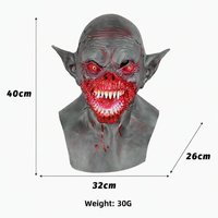 Nicro Offre Spéciale horreur Vampire Latex masque sanglant Zombie Cosplay masque complet effrayant Cosplay Costume Halloween fête fournitures