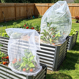 Filet de protection pour citronniers et orangeiers, couvre-plantes pour myrtilles avec cordon de serrage, filet anti-insectes et anti-oiseaux - Product Image 5