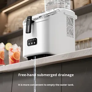 Household <b>Small</b> Bullet <b>Ice</b> Maker Dormitory Coffee Companion Fully Automatic Solid 150w <b>Ice</b> Making <b>Machine</b> - Product Image 2