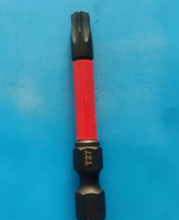 Mata Obeng Torx Magnetik Torsi Tinggi Baja S2 Lapisan Oksida Hitam OEM T10-T27 25mm/50mm