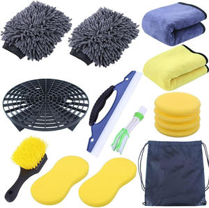 Qeepei QCM102 Set sikat detail mobil, bahan PP Kit pembersih mobil untuk penggunaan mesin cuci mobil - Product Image 5