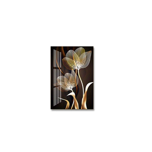 3 pièces de <span class=keywords><strong>peinture</strong></span> sur toile murale à fleurs noires <span class=keywords><strong>et</strong></span> dorées, décoration de salon, affiche <span class=keywords><strong>abstraite</strong></span> moderne, <span class=keywords><strong>peinture</strong></span> décorative pour la maison - Product Image 6
