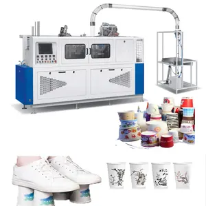 Impressão De Copo De Papel Formando A Máquina Na Fábrica Wenzhou Paper_Cup_Making_Automatic_Machines