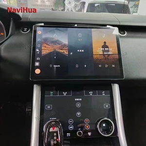 Radio de coche Navihua de 13.3 pulgadas con Android 11, reproductor multimedia de DVD estéreo, navegación GPS para Land Rover Range Rover Sport 2013-2017 - Product Image 4