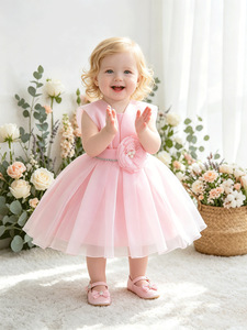 MQATZ Vestido <span class=keywords><strong>de</strong></span> Fiesta <span class=keywords><strong>de</strong></span> Cumpleaños para Bebé <span class=keywords><strong>de</strong></span> Buena Calidad, <span class=keywords><strong>Ropa</strong></span> para <span class=keywords><strong>Niñas</strong></span>, Vestido Elegante Rosa <span class=keywords><strong>de</strong></span> Verano para Bebés - Product Image 2