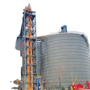 Custom Processing Spiral Coil Powder Silo New Large Steel Fly Ash Silo Construction Machine Type Direct Factory Supply