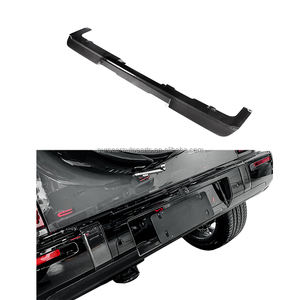 G Class W465 G63 مصد خلفي للسيارة شفاه جافة من ألياف الكربون تويل موجة لامعة سوداء خارجية ضبط قطع غيار السيارات + G63 - Product Image 1