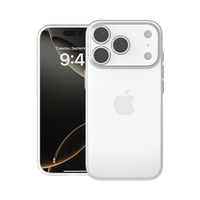Coque transparente anti-jaunissement style unique en PP ultra-fin de 0,6 mm pour iPhone 17 16 15 Pro Max